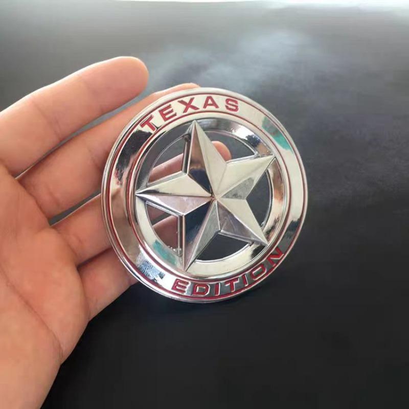 Metal Car Stickers Side Markers Rear Badges & Body Decals with Star Emblem Compatible with Off-Road