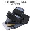 ELECOM Backpack, Square, Fits up to 15.6 inches, Water-Repellent, Large Capacity, 19L, Black, BM-XBPSQ01BK