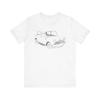 Realistic Pencil Drawing of Morris Mini Car Unisex Jersey Short Sleeve Tshirt Tops Tee