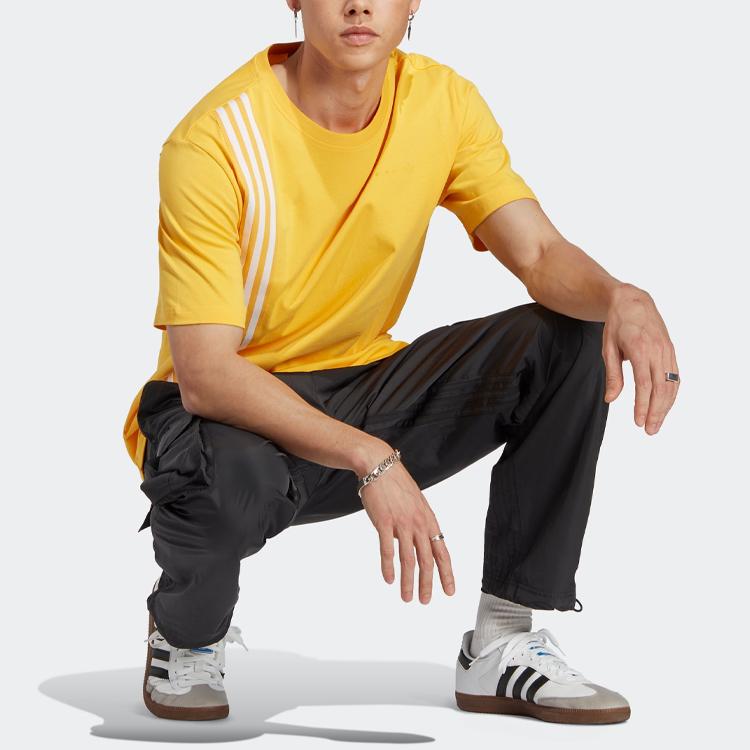 Adidas Originals Rifta Metro Einfarbig Große Tasche Locker Gerade Bein Schweißhose Herren Unterteile Schwarz IB8739