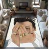 Soft Crystal Velvet Floor Rug,Harry Styles Anti Slip Decorative Carpet, Plush Area Mat For Indoor Home Decoration