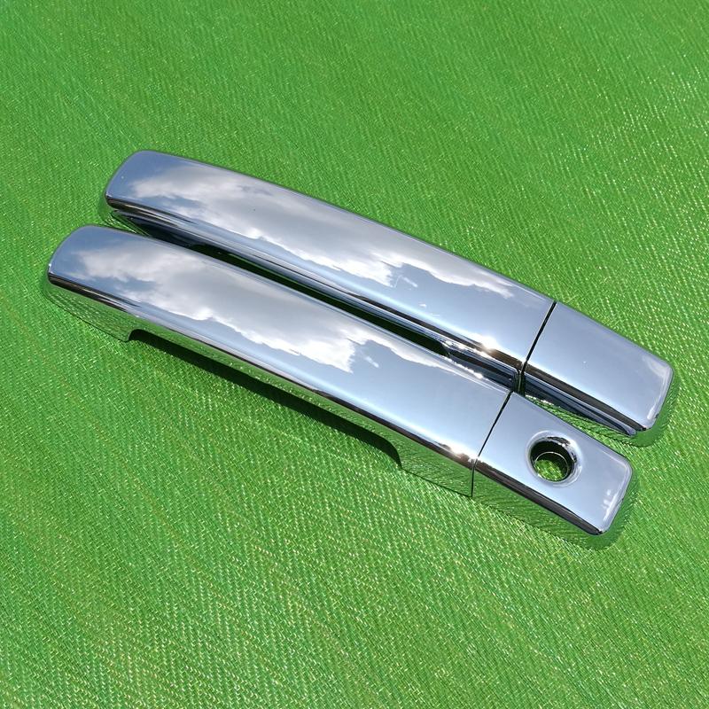 For Nissan NAVARA D40 2005 - 2015 Chrome Handle Cover Trim for Suzuki Equator Frontier Brute 2007 2010 Accessories Car Styling