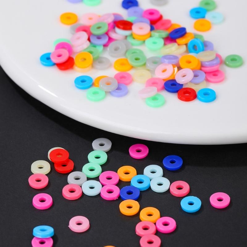 200PCS Spacer Beads Set for Bracelet Making Colorful Spacers for Necklace Jewelry Accessories Bracelet DIY Beads Supply