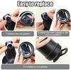 4pcs Lid Gasket Replacement for Blender Bottle Strada Flip Shaker Cup Water Bottle Parts Accessories with Hook, Silicone Seal Ring for Blenderbottle