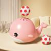 Yousheng Electric Floating Ball Whale Toy with 2 Balls USB Rechargeable Babies Educational Whale Blowing Suspension Ball Interactive Toy Toddlers Boys