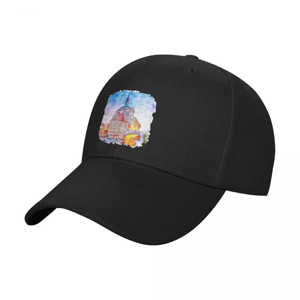 Bamberg gerUnisexy watercolor sketch hand drawn Baseball Cap Sports Cap Luxury Hat Rugby Womens Beach Outlet Unisexs