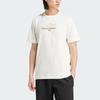 Adidas Originals Ts Sport 3 Round Neck Printed Casual Short Sleeve T-Shirt Men Tops Beige IZ2573
