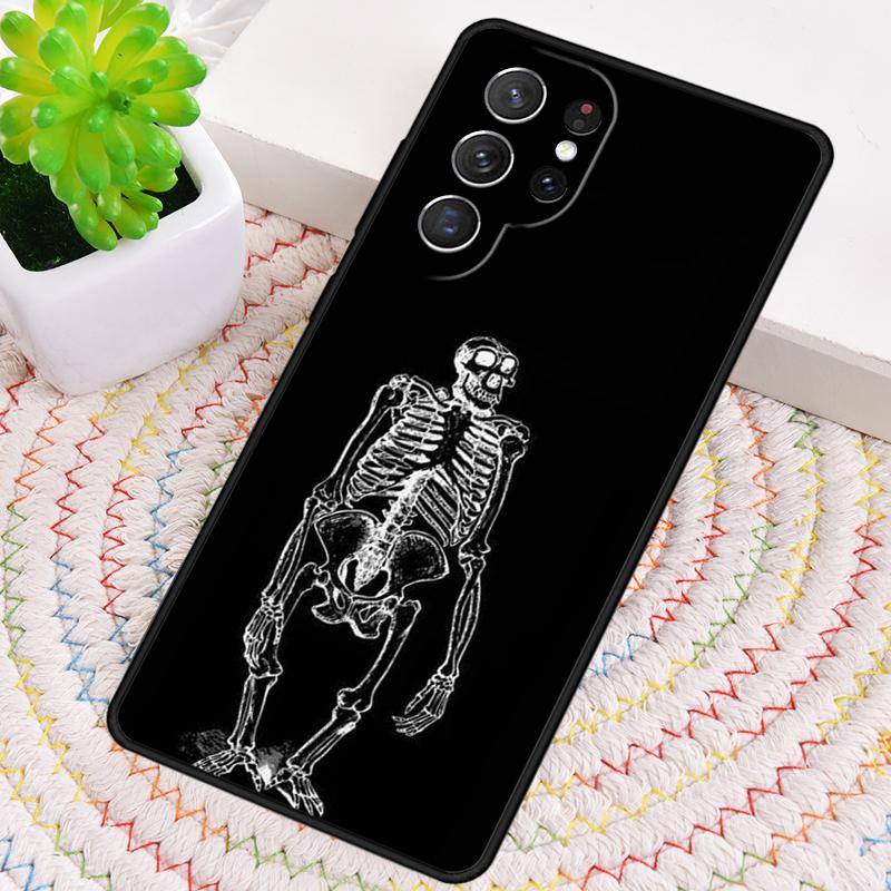 Skeleton Spooky TPU Phone Case For Samsung Galaxy note 10 pro S26 S25 S24 S23 S22 Ultra Plus S21 FE S20 Shockproof Cover