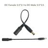 5V-12V DC5.5 x 2.1mm to DC2.5x0.7mm/3.5x1.35mm/4.0x1.7mm/4.8x1.7mm/5.5x2.5mm Power Cable Female to Male Adapter Cord