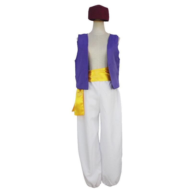 Aladdin s Magic Lamp Prince Cosplay Costume - 1001 Nights Halloween Ball Anime Role-Play L