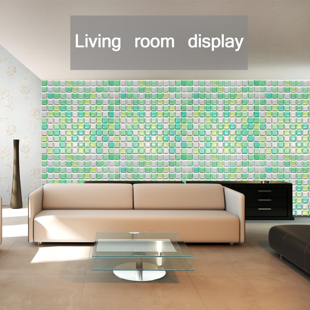 Samoprzylepna Naklejka Ścienna 3D z Płytek DIY Kuchnia Łazienka Dekoracja Domu Tapeta #yjc0020