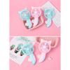 Manual Press Small Fan Hand Pressure Fan Personal Fan Handheld Cartoon Mini Portable Hand Fan For Kids Girls Women Man Outdoor