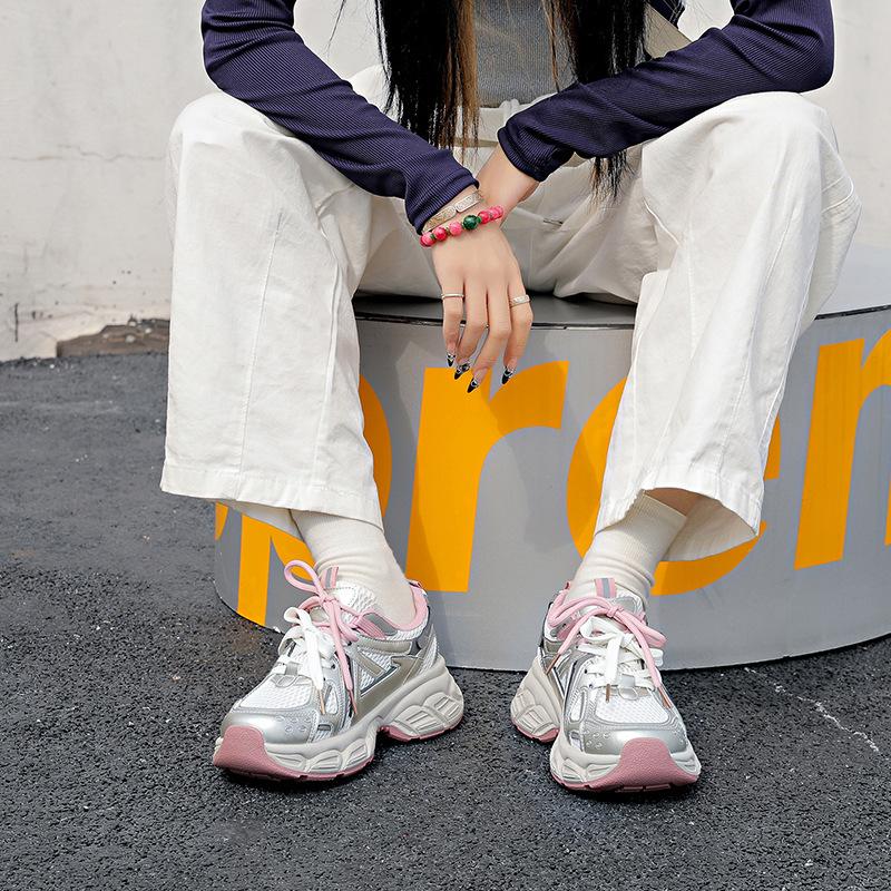 KT Dad Shoes Autumn New Thick-soled Light and Not Tired Casual Shoes Sports