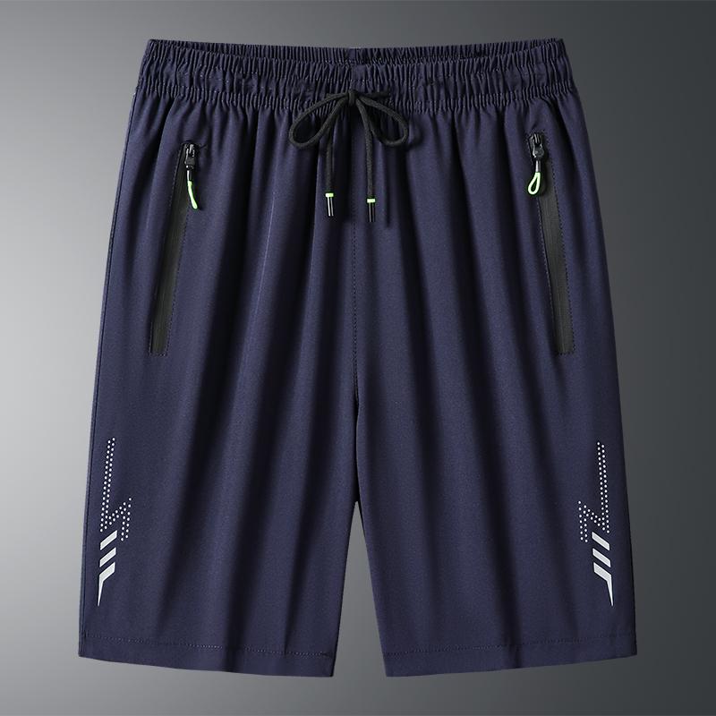 

S-8XL Summer Plus Men s Quick Drying Sports Shorts, Outdoor Cool, Breathable, Loose, Running, Hiking, Mid Length Pants S