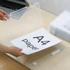 Transparenter A4/A5-Dateiordner mit großer Kapazität für Papierdatenbücher, Datei-Organizer, Portfolio, Büro-Schreibwarenaufbewahrung, Home-Oragnise