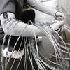 Schnittfeste HPPE-Armmanschette der Stufe 5 für Bauarbeiten an Automobilglas und Arbeit, Sicherheitshandschuh, durchstichsichere Armschutzmanschette