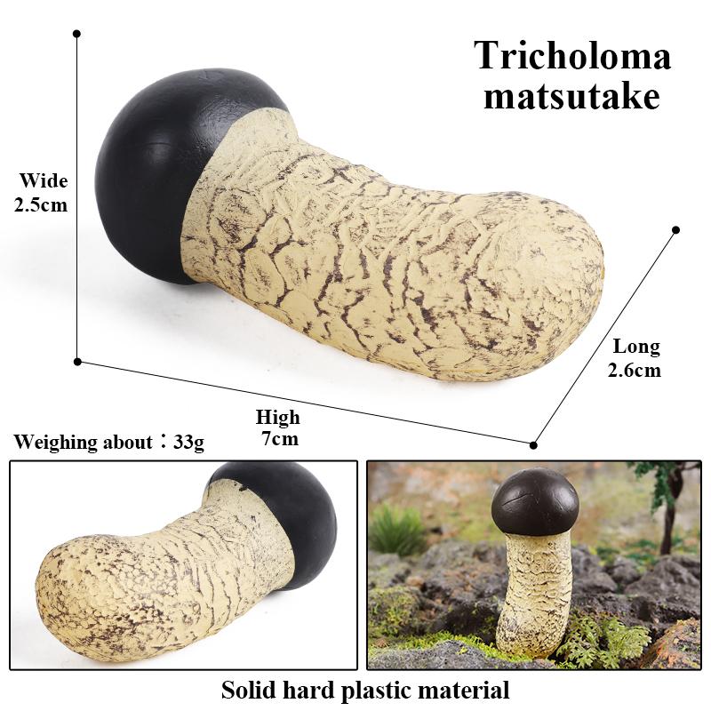 Oenux Pretend Play Toy Cute Fruits Vegetables Mushroom Model Cake Toppers Foods Jouet Family Fun Early Education For Kids Gift