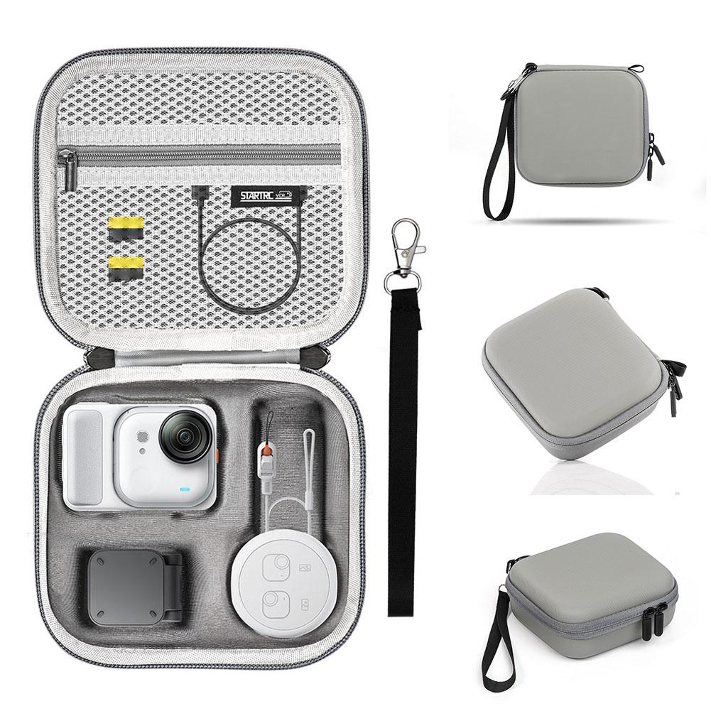 For Insta360 Go Ultra Storage Bag PU Leather Waterproof And Anti Scratch Mini Portable Carrying Bag For Action Camera Accessory