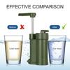 Outdoor Water Filtration System Water Purifier Water Filter for Camping Hiking Emergency Fishing