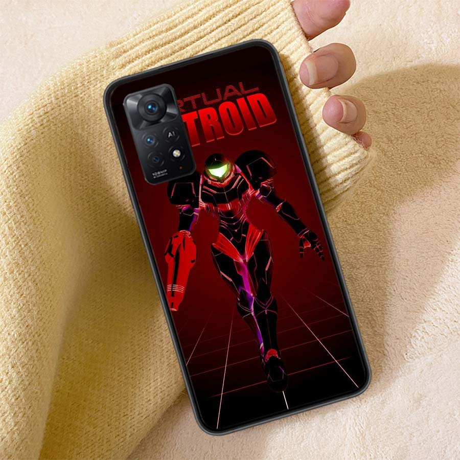 

Game M-METROID Phone Case For Redmi Note 13 14 15 Pro Plus 12 13C 12C 15C 9 10 10C 9T 9C 9A TPU Soft Cover Clear Cell Cases Shoc Redmi 12C