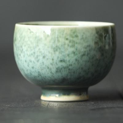 Ceramic Gongfu Tea Set Morning Mist Glaze Color Changing Cup Handmade Chinese Teacup Home Brewing Zen Gift