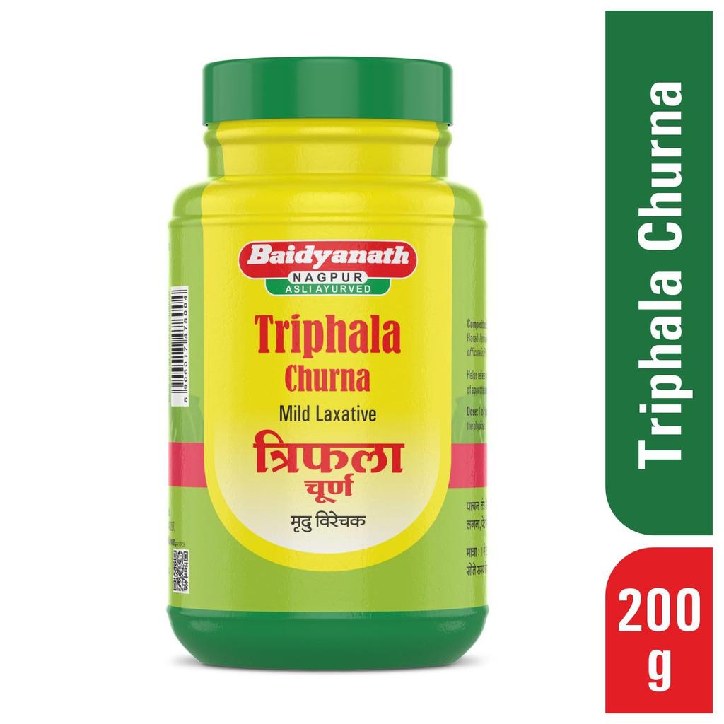 Baidyanath Asli Ayurved Triphala Churna 200g Pack of 1 | Herbal Digestive Support & Gentle Detox
