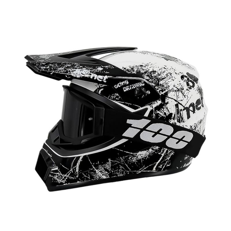 Full Face Motorcycle Helmet Off-Road ATV Mountain Bike Downhill Kart Adult Use ABS Material