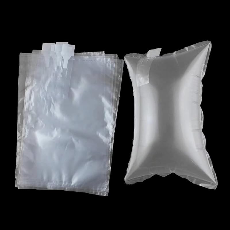 100 Pack,Free Hand Pump AIR PAKPRO 3.9x5.9inch Clear Plastic Inflatable Air Packaging Bags Air Pillows Air Cushions Buffer Bags Void Fill Cushioning