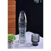 Vintage Relief Koi Fish-shaped Water Glass Set 4 Pieces Of Household Living Room Beverage Glass Set Whiskey Glass Red Wine Glass