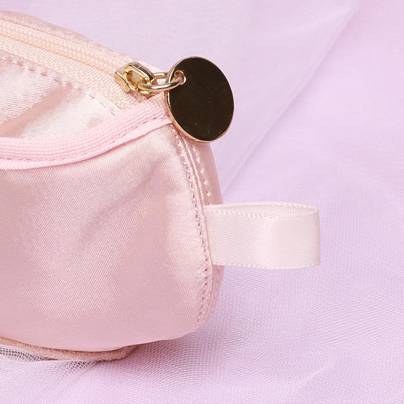 Borsa per il trucco con design creativo a forma di cuore per ragazza, da donna, per cancelleria e astuccio per matite per studenti