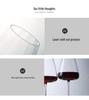 Handmade Burgundy Crystal Wine & Champagne Glass Stemware Set