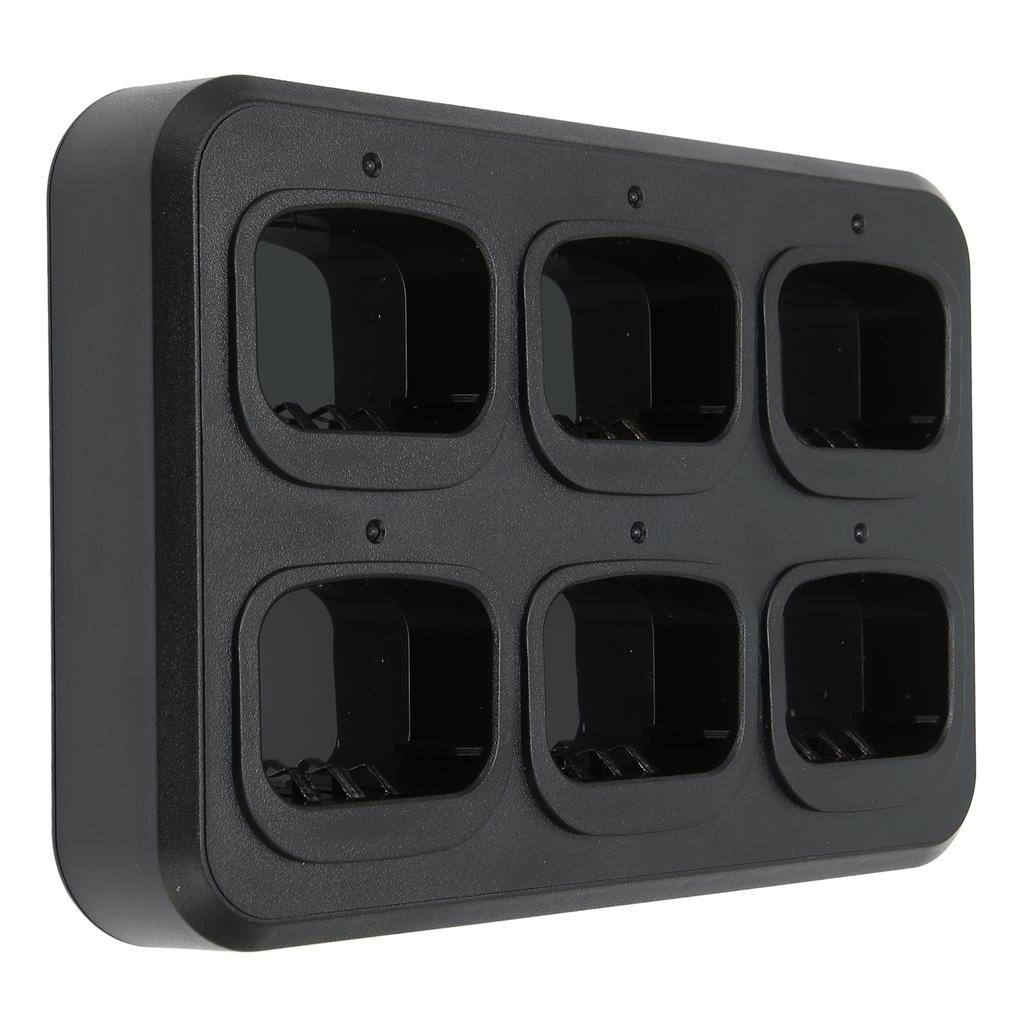 6-veis Walkie Talkie Ladestasjon Sikker Hurtiglading Multienhet 2-veis Radio Lader for BF?UV5R