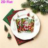 20pcs Disposable Napkins with The Elderly and Elk Pattern Print for Wedding,Parties,and Daily Use for Thanksgiving Fall Christmas Table Decoration