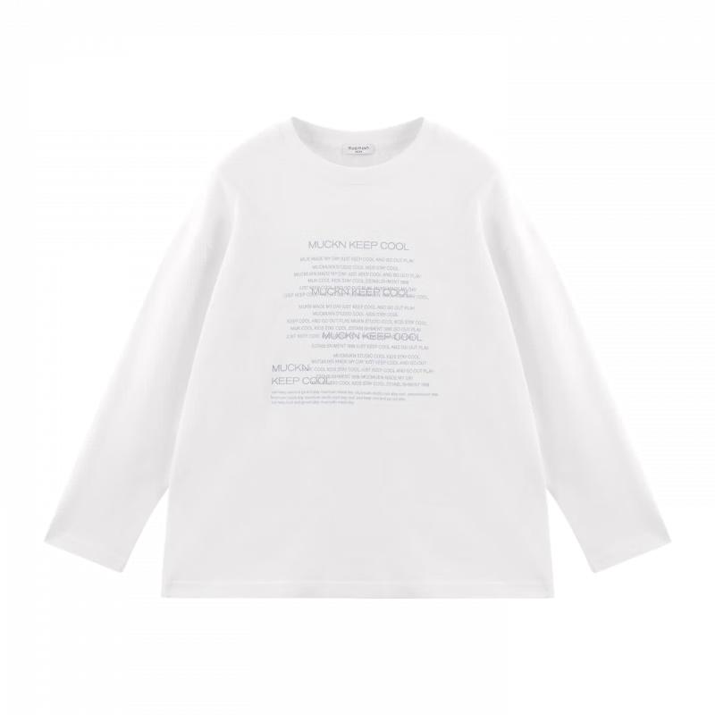 Mucmukn Boys' Letter Print Long-Sleeve T-Shirt