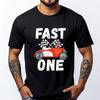 One Year Race Car 1st Birthday Fast One This Little Racer Mens Clothing 2025 Cheap Big Size Tee Shirt