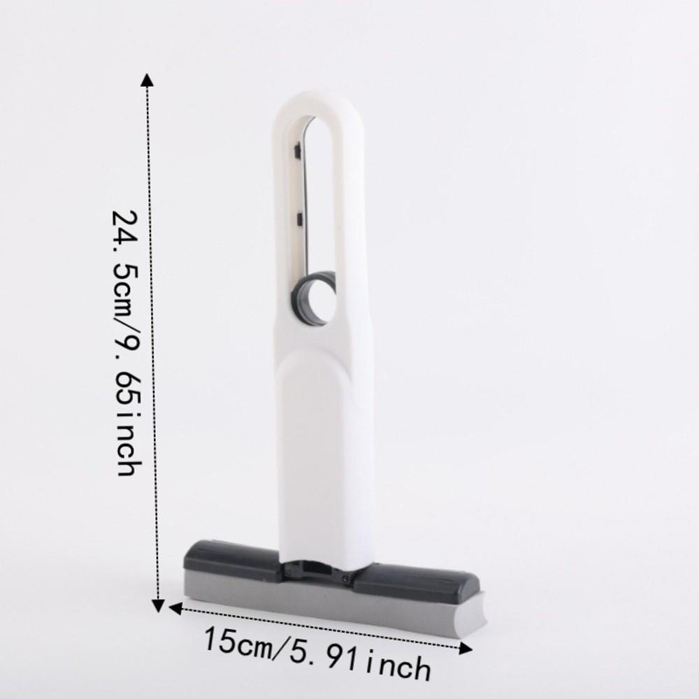 No-Rinse Mini Desktop Mop Sponge Absorbent Wet and Dry Dual-Use Sponge Head Mop Hands-Free Washing Folding Cleaning Mop