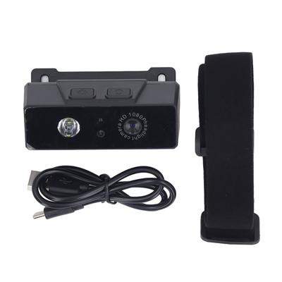 LED Headlamp Camera 2MP 1080P Night Vision IP68 Waterproof Head Camera for Outdoor Sports Camping