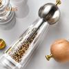 Kryddermaser Sklisikkert håndtak Abrader Synlig design Praktisk 6/8 tommer bærbar pepperkvern Saltrister Matlagingsverktøy Kjøkken Gadget
