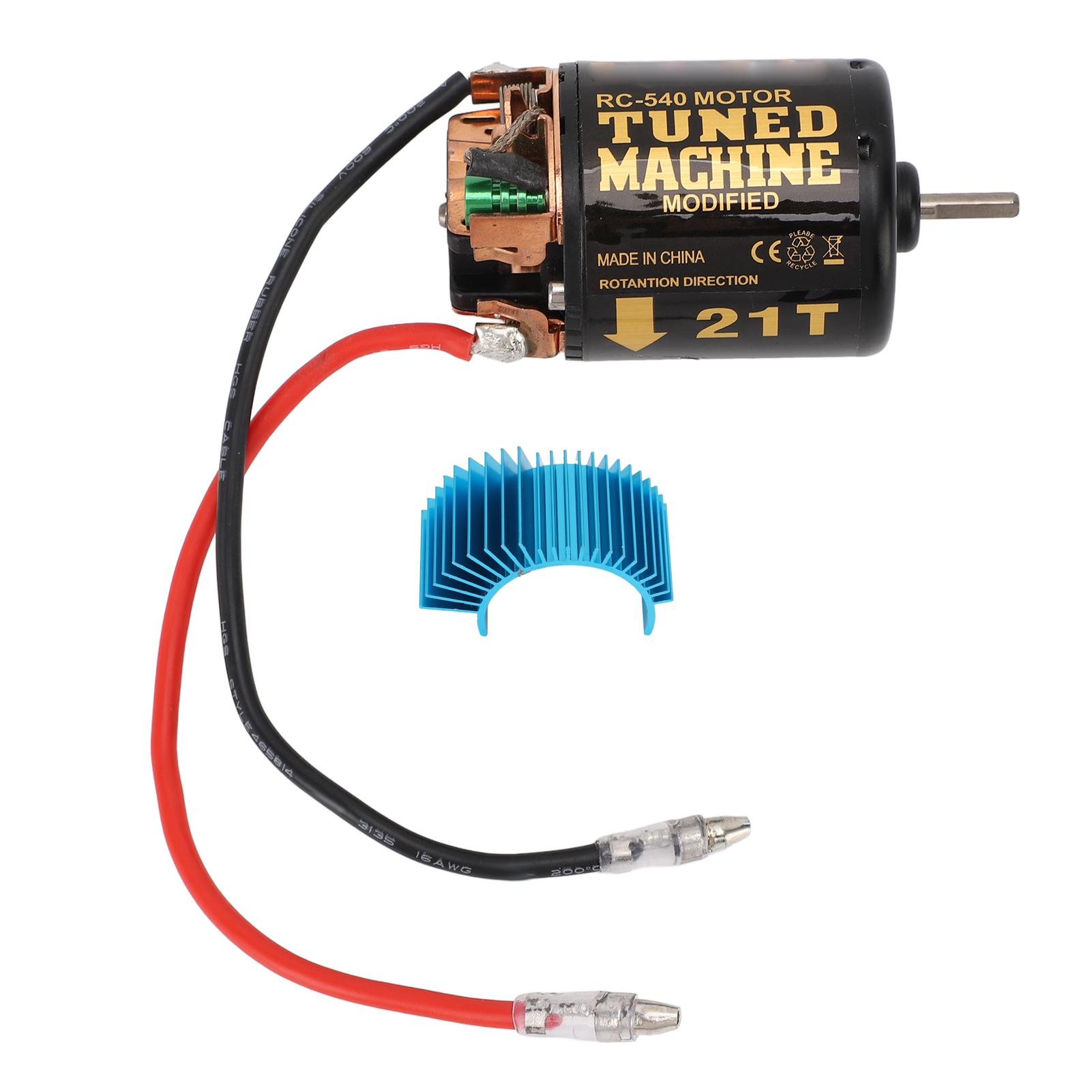 

RC Car Brushed Motor 1/10 RC Crawler Car 540 Brushed Motor With Blue Heatsink For Axial Scx10