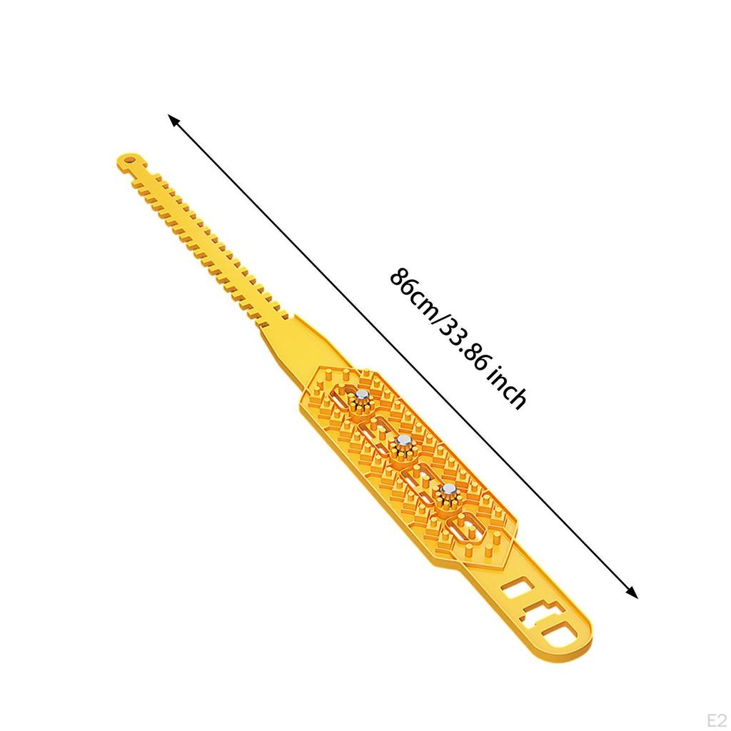 10 Pieces Emergency Tire Chains Snow Anti Skid for Winter Driving