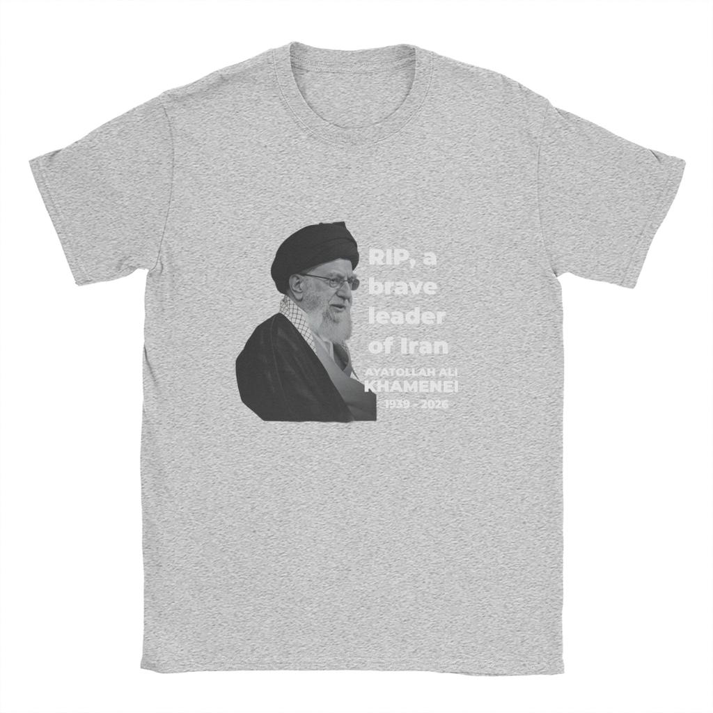 SSeyyed Ali KKhamenei T Shirts for Men Cotton Cool TShirts Round Neck Tee Shirt Short Sleeve Tops Printing
