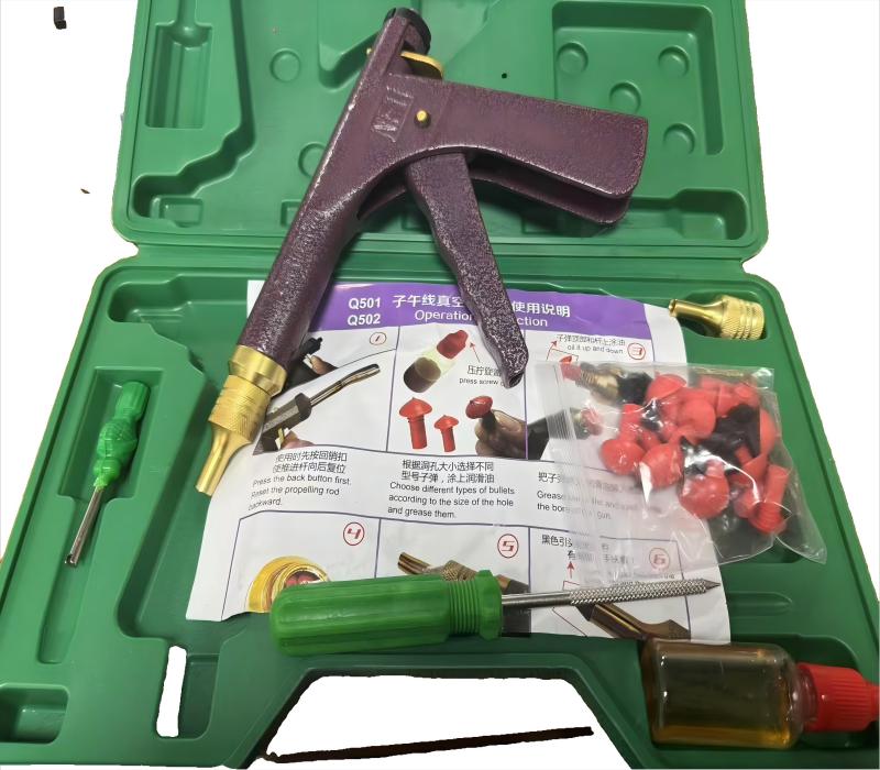 

Tire Repair Kit With Plugs Mushroom Tire Plug Kit Tire Patch Kit Heavy Duty Professional Tubeless Tire Gun Puncture Kit for Moto