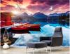 3d Wallpaper European Modern Simple Mural Boat Background Wall Murals Wallpaper For Wall