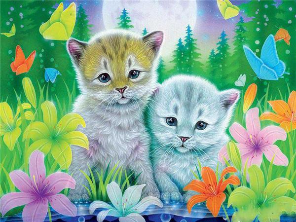 5d Diamond Painting Pes DIY Mozaika Zvíře Plný Kulatý Čtverec Diamantové vyšívání Křížkový steh Kamínky Obrázky Nástěnné umění