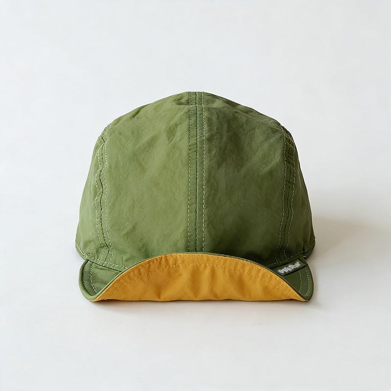 

Foldable Baseball Cap With Wide Brim For Sun Protection And Breathability Perfect For Sports And Casual Wear YellowGreen