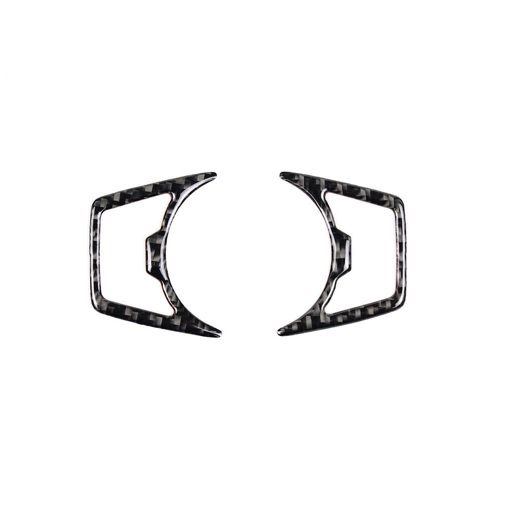 

Ford Mustang Carbon Fiber Headlight Switch Frame Cover - Interior Styling Sticker Carbon Fiber Solid Color