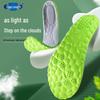 Bu Yun Deodorant Shock-Absorbing Sports Insoles - Sweat-Absorbing, 4D Massage, Soft, Comfortable, and Breathable for Men and Women