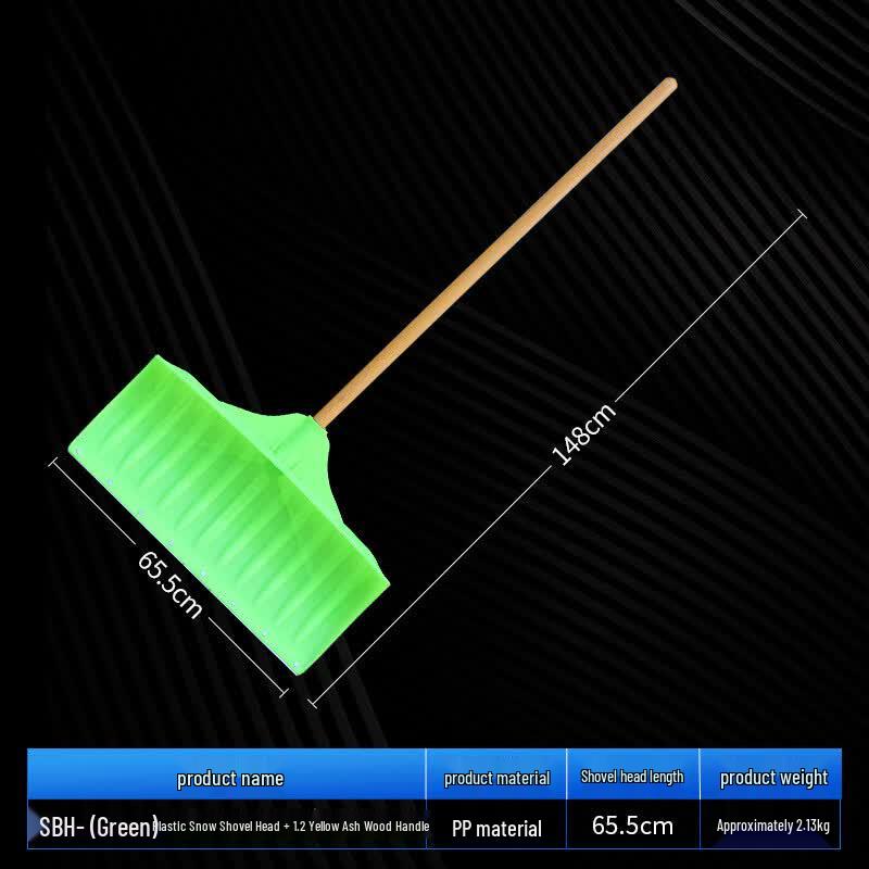 Shuoji Heavy-Duty Snow Pusher Shovel