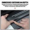 Carbon Fiber Car Sticker Auto Door Threshold Waterproof For Chevrolet Colorado Cruze Spark Captiva Malibu Trax Aveo Camaro