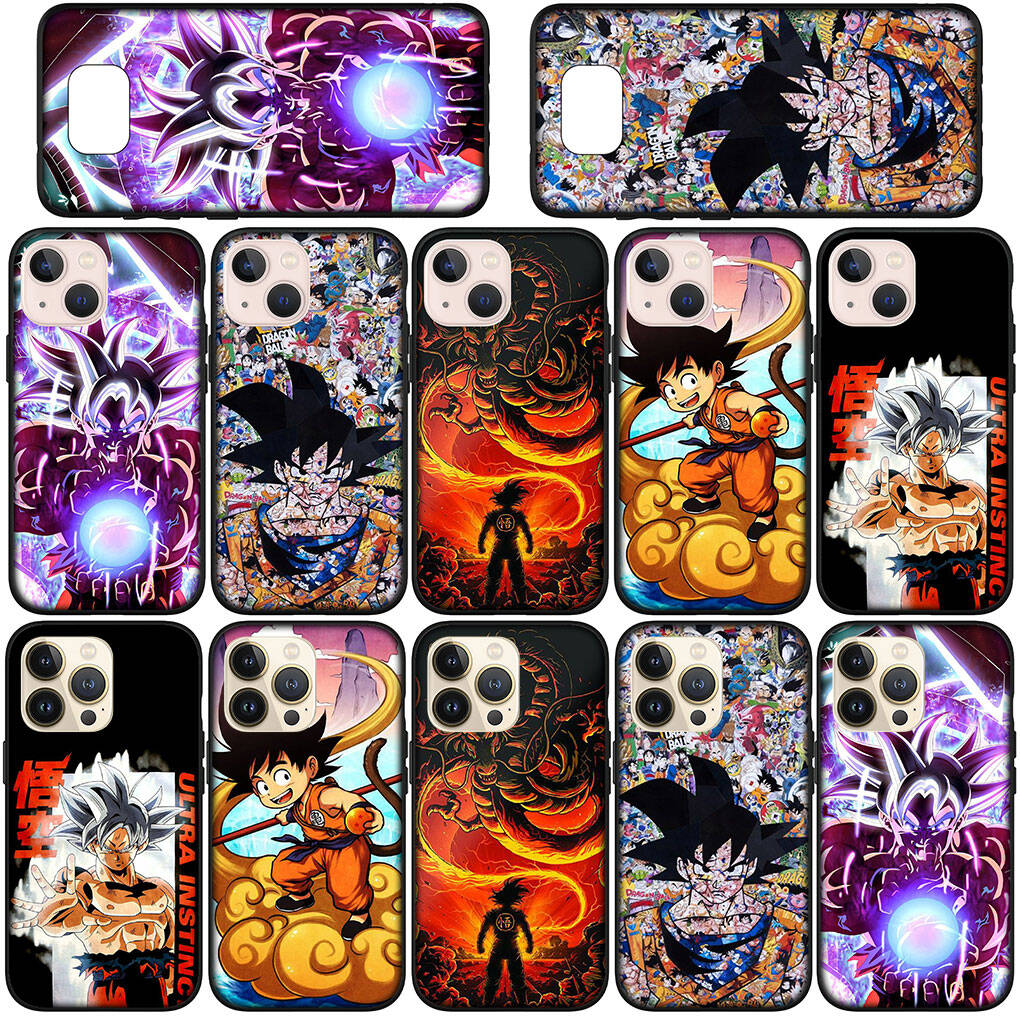 For Motorola Moto Edge 70 60 50 G54 G86 Samsung Galaxy S25 iPhone 17 16 15 Redmi Note 14 13 Pro Max Phone Case Super Dragon Ball Goku DragonBall Cover